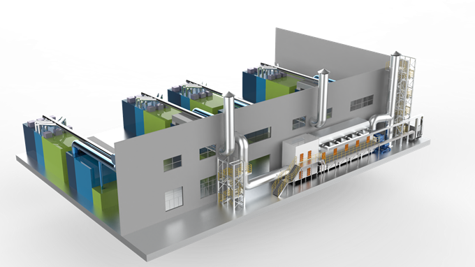 中煤科工集團西安研究院有限公司噴漆線廢氣處理系統總包項目 